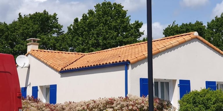 Nettoyage par drone, démoussage de toiture, Nettoyage de panneaux solaires, façade et bardage 