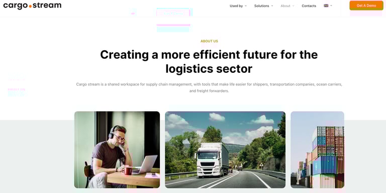 Cargo stream. The shared workspace for supply chain management