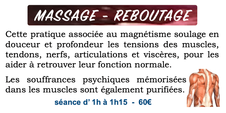 massage reboutage
