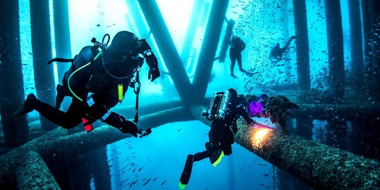 Artificial reef in San Carlos Sonora.