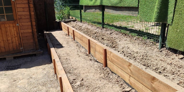 clôture et aménagement en bois