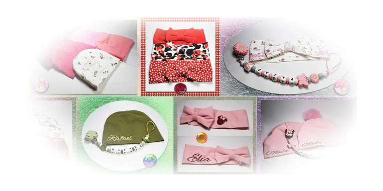 Personalizirana trakica/kapica za bebe s imenom
