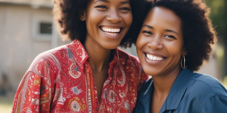 A person holding a smartphone with a financial application open on the screen, standing outside a modern glass building. The background shows a plaza with trees and pedestrians.