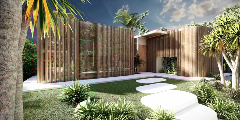 Render Casa minimalista