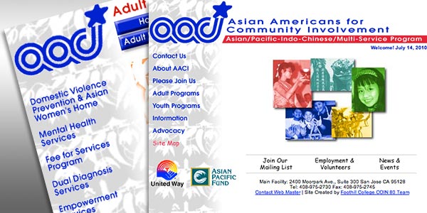 Asian Americans for Community Involvement Website