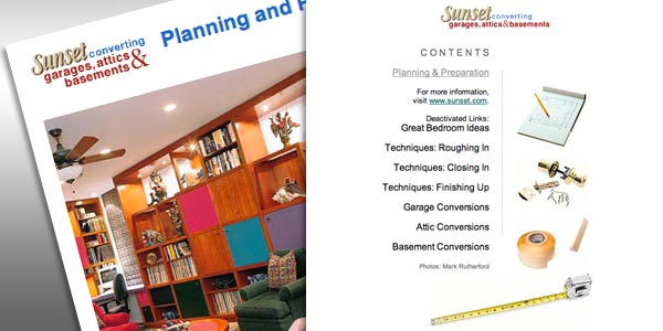 Sunset Garages, Attics & Basements Webpages