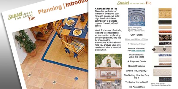 Sunset Ideas for Great Tile Webpages