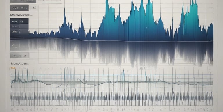 Podcaster recording audio with a microphone