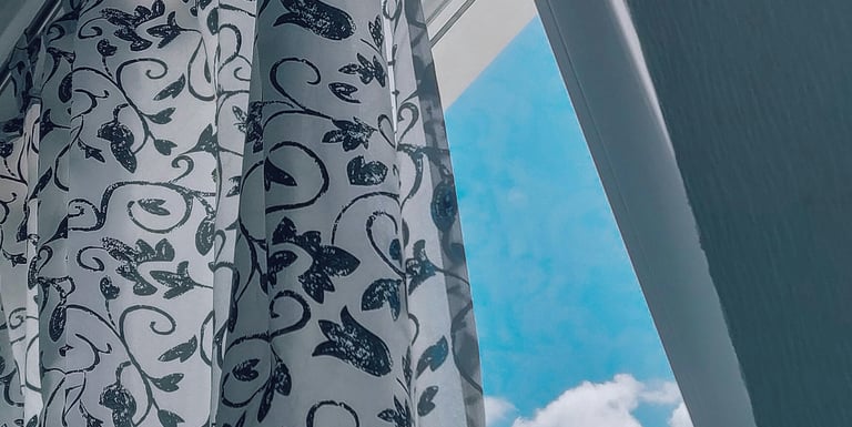 Printed curtains