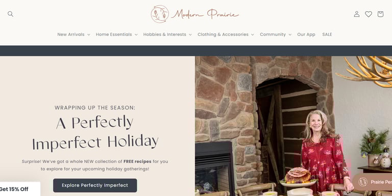 Modern Prairie website