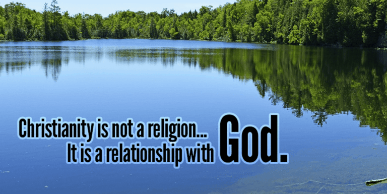 Relationship not religion