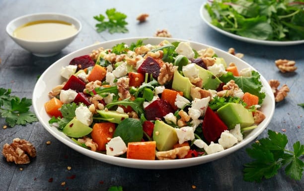 une salade composée