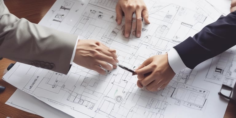 A professional consultation setting with a medical professional sitting at a desk facing a client. The room has a modern aesthetic with white walls decorated with framed certificates. The desk is organized with office supplies, a laptop, and a fruit bowl in the center.