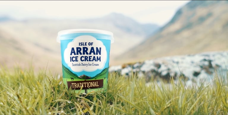 Isle of Arran ice cream edinburgh
