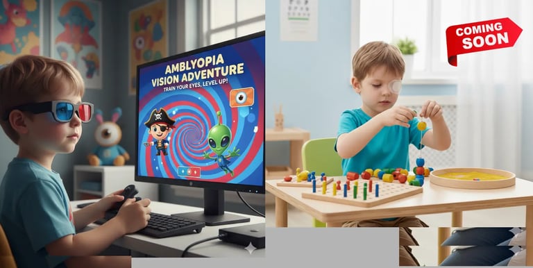 Vision therapy is a customized program of eye exercises and activities designed to improve visual skills & processing.