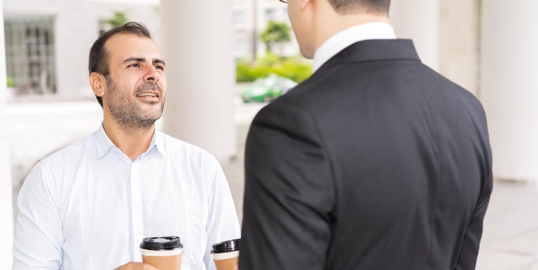Executive and Concierge Assistant is Talking to each other