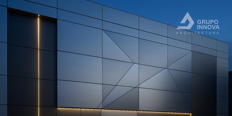 Diseñamos fachadas arquitectónicas en ACM, metal y vidrio para transformar la imagen de tu empresa