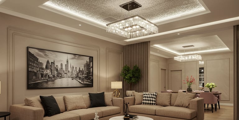 تصميم ديكورات جبس بورد حديثة في الرياض