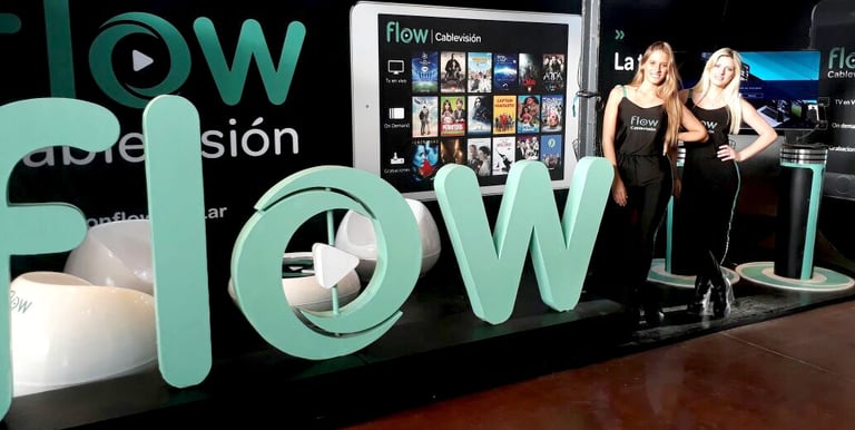 cartel corporeo  stand flow la rural 