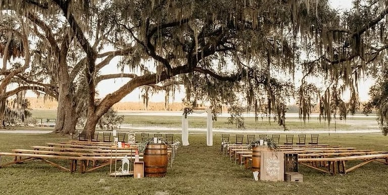 outdoor wedding venue
