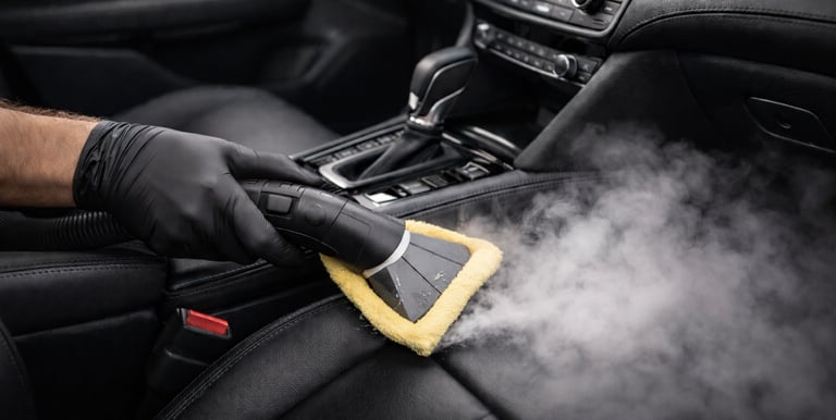 Nettoyage vapeur du véhicule