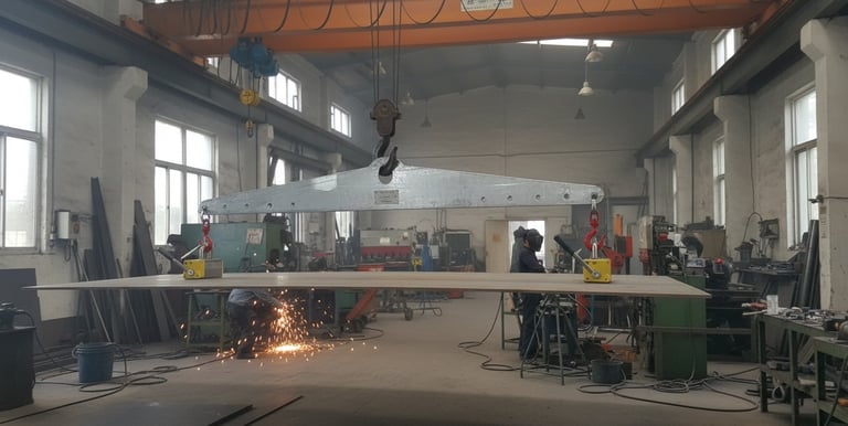 Lift Magnet on Spreader Beam In-use