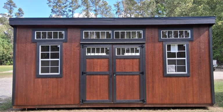 Modern Shed by Pine View Buildings LLC 