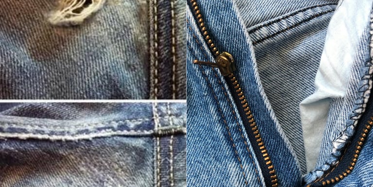 arreglo de roto en pantalon y arreglo de cremallera