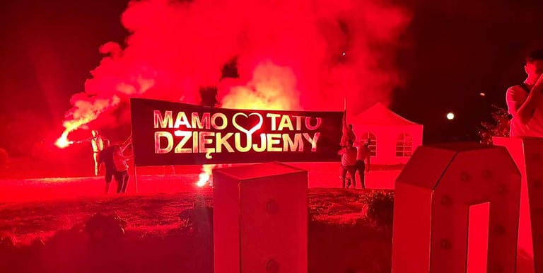 kreatywne podziękowania dla rodziców nietypowy prezent folia mamo tato