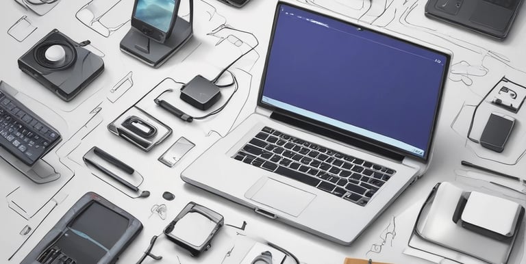 A friendly technician assisting a customer with a computer issue in a cozy home setting.