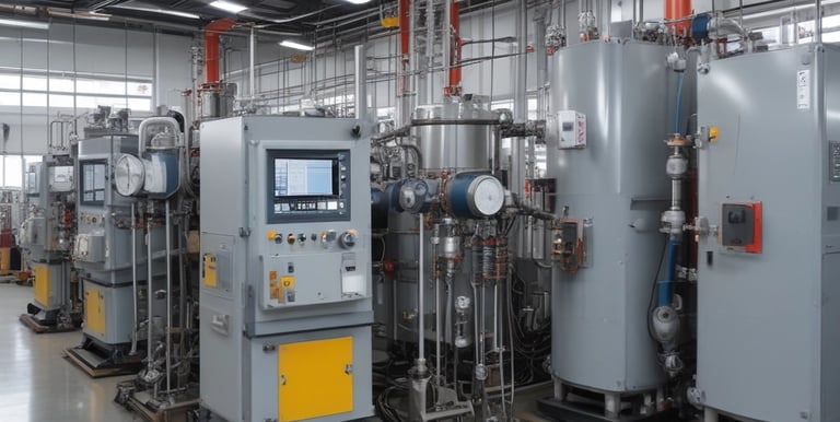 Technician installing automation equipment on heavy machinery in Argentina.