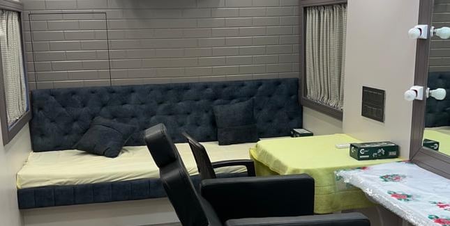 Vanity van for weddings, events and shoots