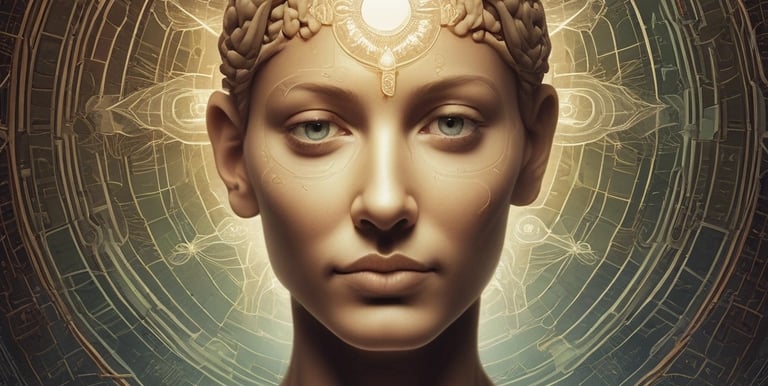 a woman integrating vast knowledge