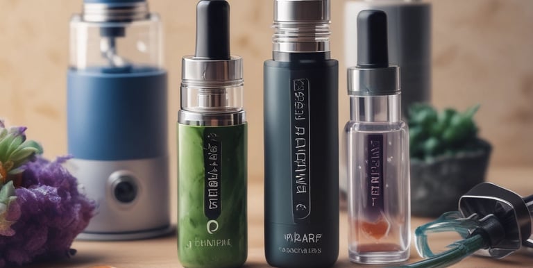 Products related to CBD are placed on the sand. Items include soothe cbd gummies, a blue and white box labeled ALLAY, a small container labeled PLUS sleep, a white box labeled OLEO CBD face oil, and packages labeled TONIC and MEDTERRA.