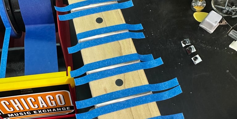 Fret Dressing Fret Polishing Fret Leveling