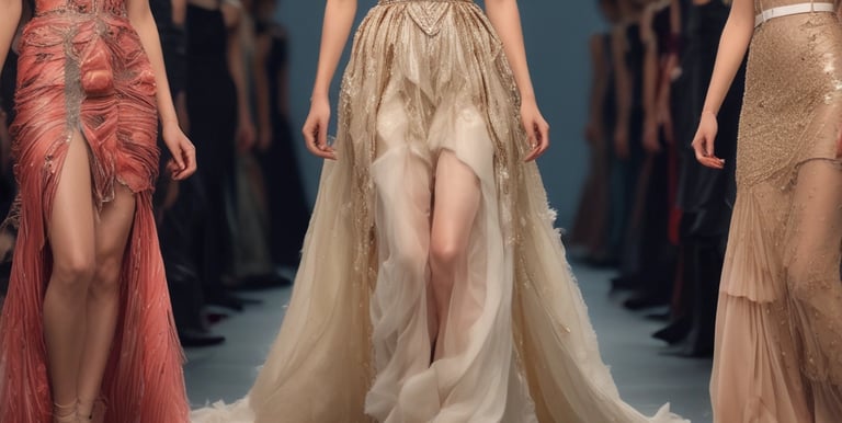 A vibrant photoshoot scene capturing a lively party atmosphere with stylish outfits.