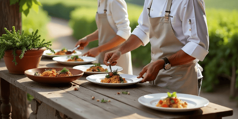 chef matrimonio villa Italia Marche