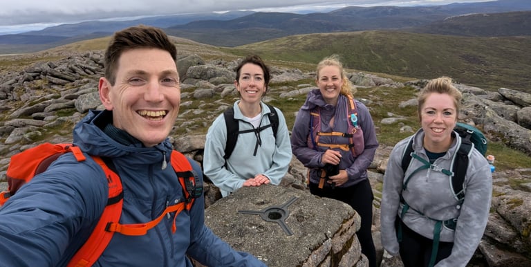 Group guided munro bagging