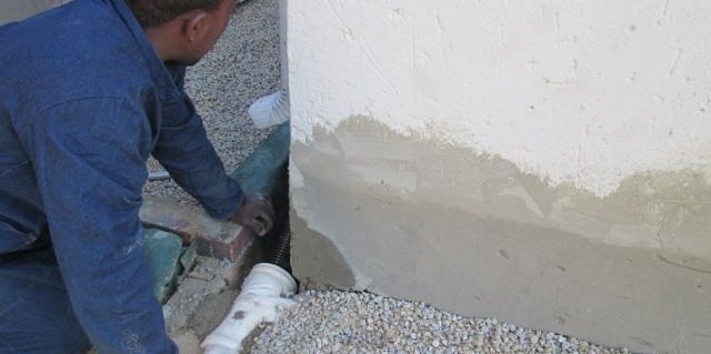 Specialized drainage pipe inspection before final aggregate laying for adequate drainage, Johannesburg, Honeydew