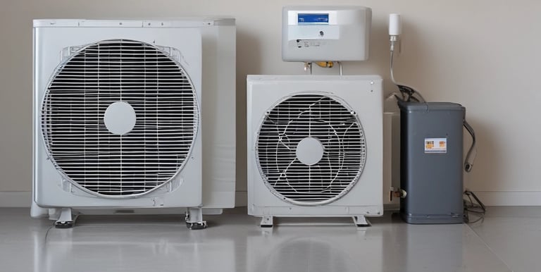 A modern energy-efficient pumping system in operation.