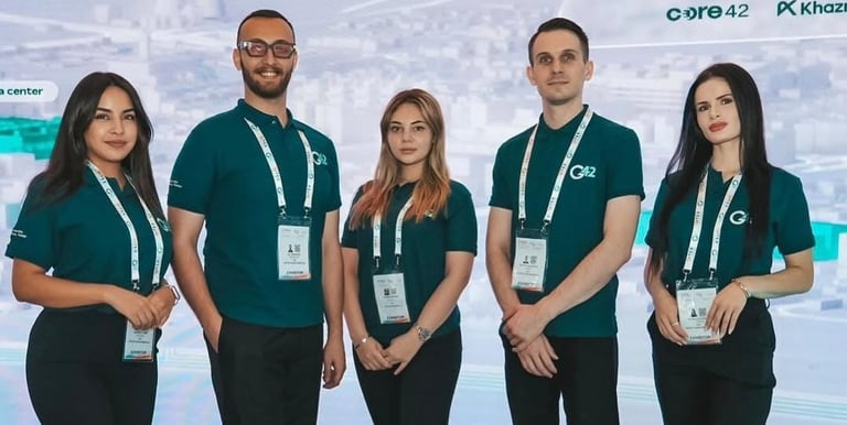 Event staff at a corporate event