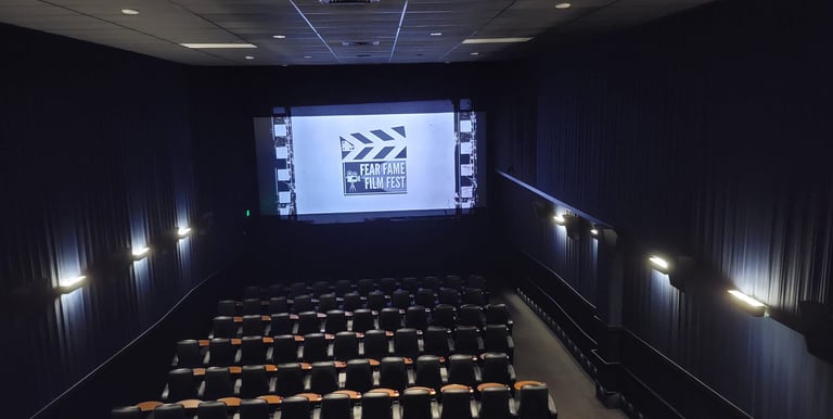 Fear Fame Film Festival screening showcasing independent films.