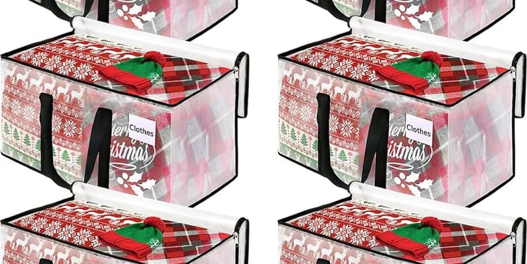 Christmas Textiles Storage Bags