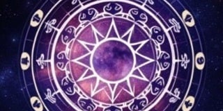 a zodiac sign with a star in the middle of it