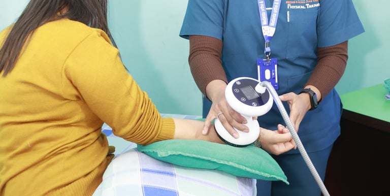 a nurse in scrubs and a nurse in scrubs