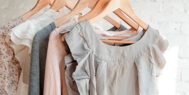 stock image of clothes for boutique