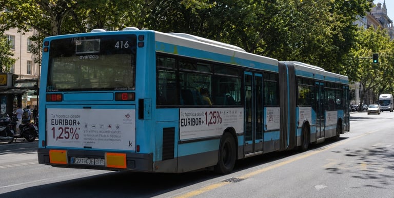Publicidad Autobuses urbanos Málaga