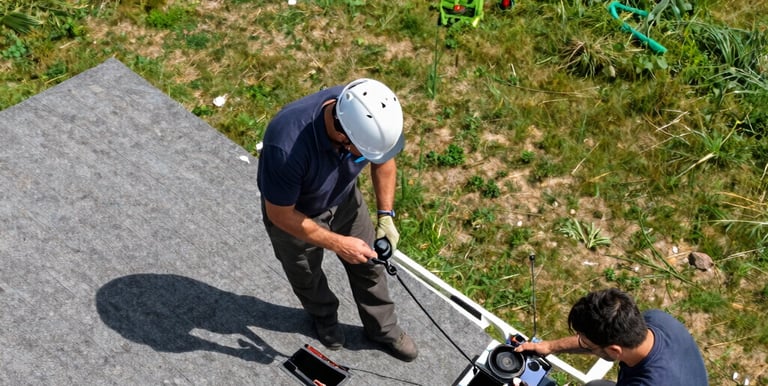 a man riding a skateboard down the side of a ramp