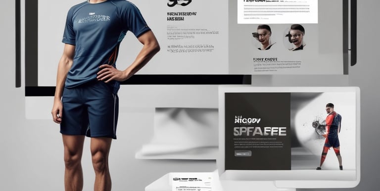 Close-up of high-quality sportswear fabric being inspected by a professional.