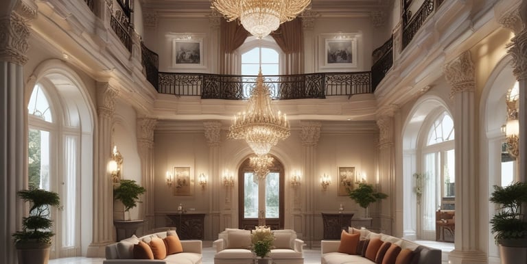 A designer sketching a detailed 3D interior layout in a bright studio.